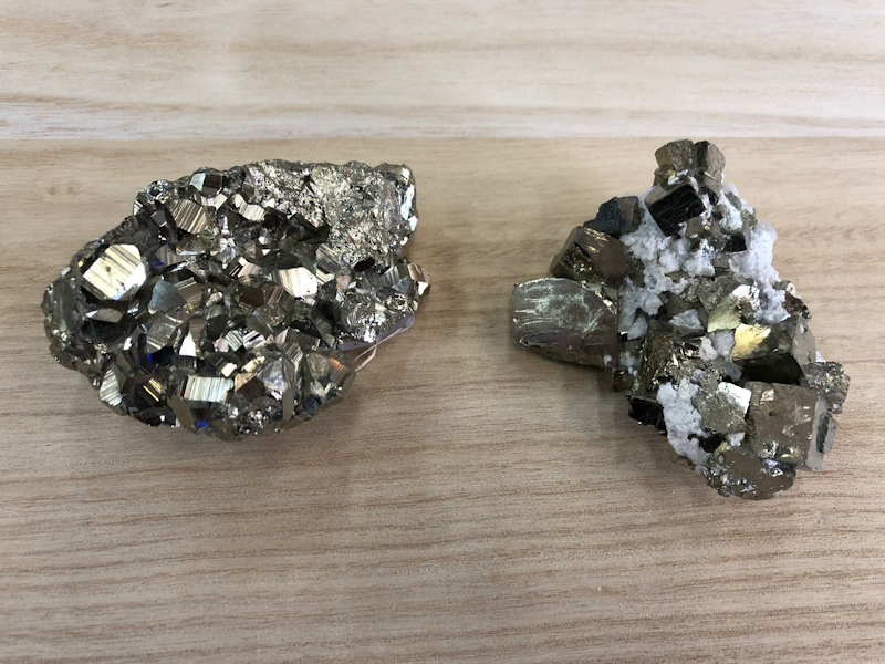 Pirita drusa cristalización octágonos
